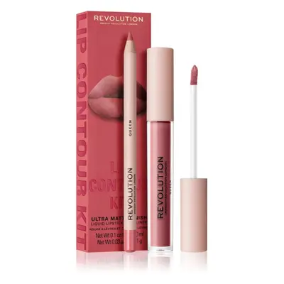 Makeup Revolution Lip Contour Kit ajakápoló készlet árnyalat Queen