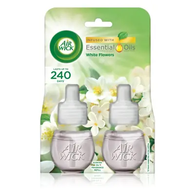 Air Wick White Flowers Duo parfümolaj elektromos diffúzorba 2x19 ml