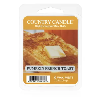 Country Candle Pumpkin French Toast illatos viasz aromalámpába 64 g