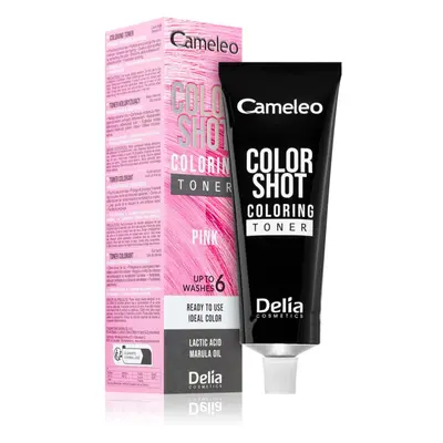 Delia Cosmetics Cameleo Color Shot színes festék hajra árnyalat PINK 60 ml