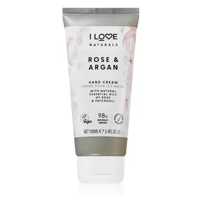 I love... Naturals Rose & Argan hidratáló kézkrém rózsa illattal 100 ml