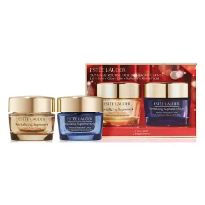 Estée Lauder Holiday Black Friday Sets Supreme+ Mix 2pcs ajándékszett Nappali és éjjeli ápolás