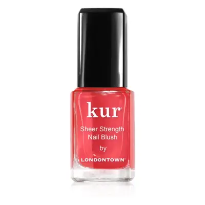 LONDONTOWN Kur Sheer Strength Nail Blush feszesítő és világosító színezett bőrápoló körmökre árn