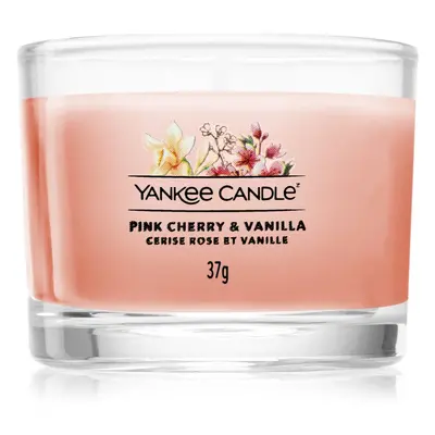 Yankee Candle Pink Cherry & Vanilla viaszos gyertya glass 37 g