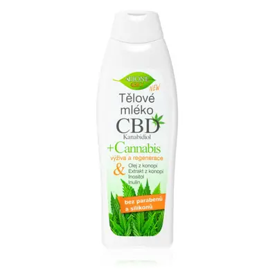 Bione Cosmetics Cannabis CBD tápláló testápoló krém CBD-vel 500 ml