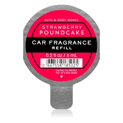 Bath & Body Works Strawberry Pound Cake illat autóba utántöltő 6 ml