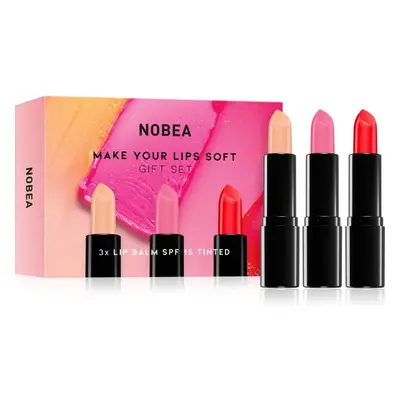 NOBEA Beauty Pleasure NOBEA Make Your Lips Soft Gift Set alapozószett (hölgyeknek)