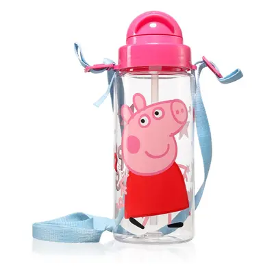 Peppa Pig Tritan Bottle With Strap kulacs gyermekeknek 500 ml