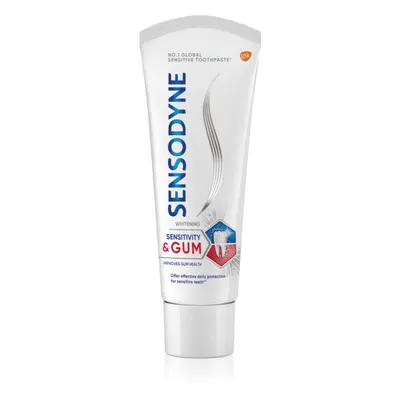 Sensodyne Sensitivity & Gum Whitening fehérítő fogkrém a fogak és a fogíny védelmére 75 ml