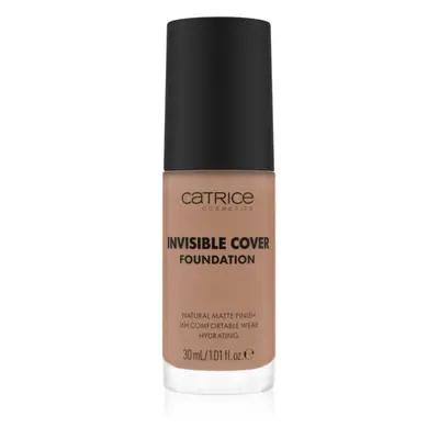 Catrice Invisible Cover Foundation hosszan tartó és erősen fedő alapozó matt hatással árnyalat 0