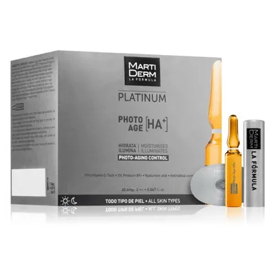 MartiDerm Platinum Photo Age HA+ öregedés elleni arcszérum ampullákban C-vitaminnal 30x2 ml