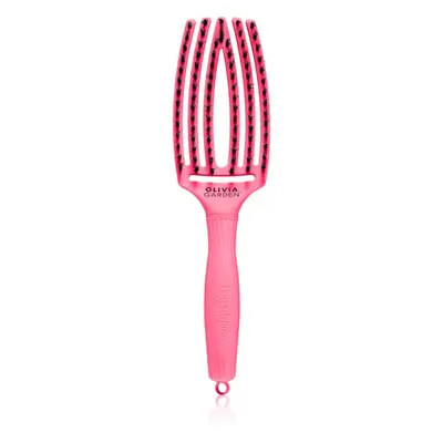 Olivia Garden Fingerbrush L´amour lapos kefe hajra Hot Pink 1 db