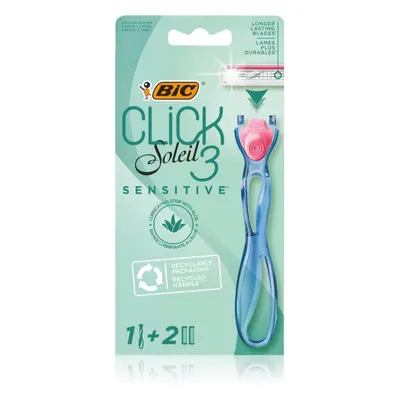 BIC Soleil Click Sensitive női borotva + cserepenge 2 db