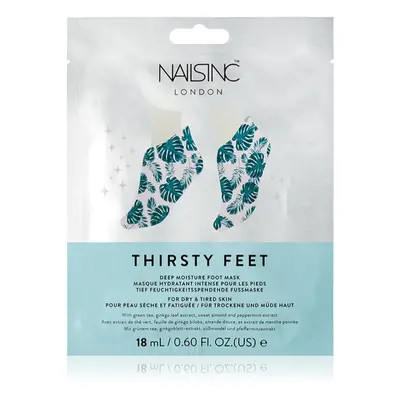 Nails Inc. Thirsty Feet hidratáló maszk lábakra 18 ml