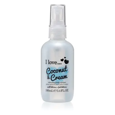 I love... Coconut & Cream frissítő test spray 100 ml