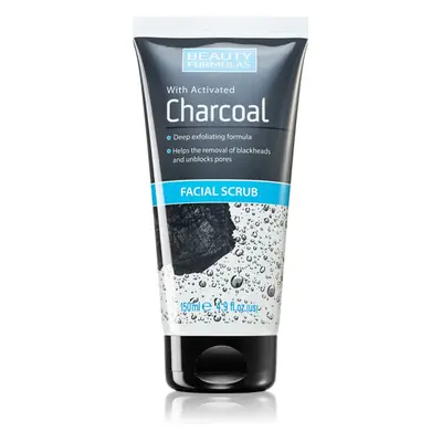 Beauty Formulas Charcoal arcpeeling aktív szénnel 150 ml