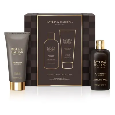 Baylis & Harding Black Pepper & Ginseng ajándékszett zuhanyba uraknak