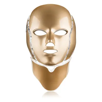 PALSAR7 LED Mask Face and Neck LED kezelőmaszk az arcra és a nyakra Gold 1 db