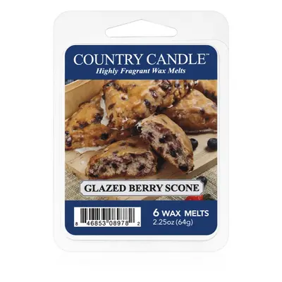 Country Candle Glazed Berry Scones illatos viasz aromalámpába 64 g