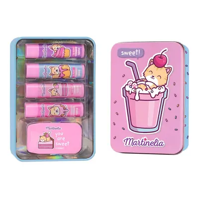 Martinelia Yummy Lip Care Tin Box ajakápoló készlet (gyermekeknek)