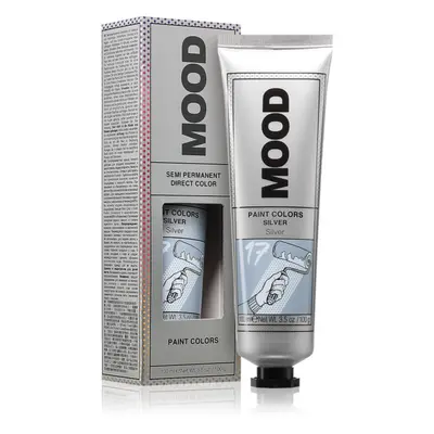 MOOD Paint Colors tartós hajfesték árnyalat Silver 100 ml