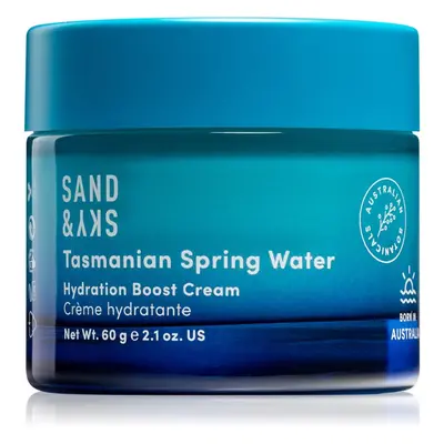 Sand & Sky Tasmanian Spring Water Hydration Boost Cream gyengéd géles krém a bőr intenzív hidrat