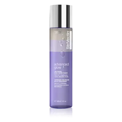 StriVectin Advanced Glow Tri-Phase Daily Glow Toner bőrélénkítő és hidratáló arcvíz 148 ml