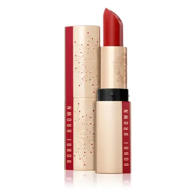 Bobbi Brown Holiday Luxe Lipstick Luxus rúzs hidratáló hatással árnyalat Parisian Red 3,5 g