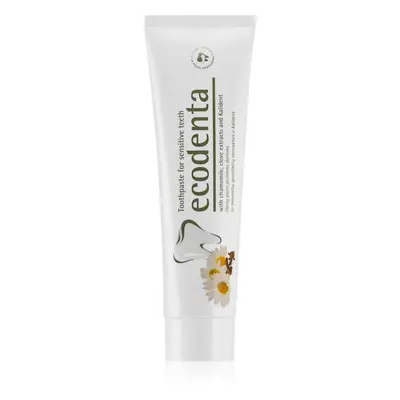 Ecodenta Green Sensitivity Relief fogkrém érzékeny fogakra fluoriddal íz Chamomile/Clove 100 ml