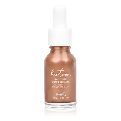 Barry M Heatwave Folyékony Highlighter pipettával árnyalat Fiery 15 ml