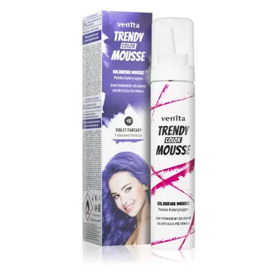 Venita Trendy Color Mousse színező hab ammónia nélkül árnyalat No. 40 - Violet Fantasy 75 ml