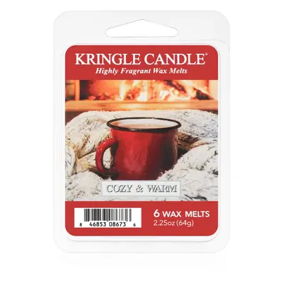 Kringle Candle Cozy & Warm illatos viasz aromalámpába 64 g