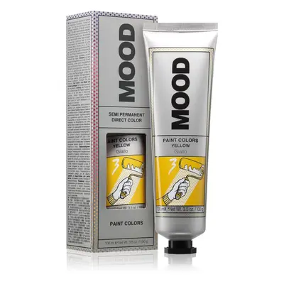 MOOD Paint Colors tartós hajfesték árnyalat Yellow 100 ml