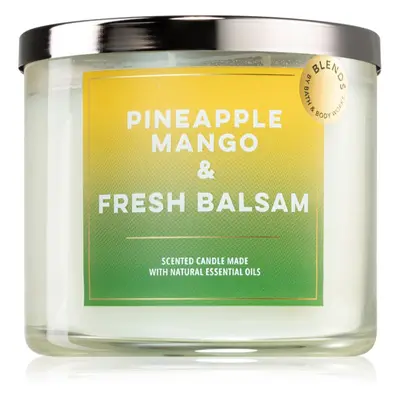 Bath & Body Works Pineapple Mango & Fresh Balsam illatgyertya 411 g