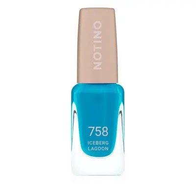 Notino Gel Effect Nail Polish körömlakk géles hatással 758 Iceberg Lagoon 10 ml