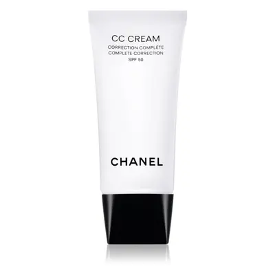 Chanel CC Cream korrekciós krém az arcbőr élénkítésére és a kontúrok kisimítására SPF 50 árnyala