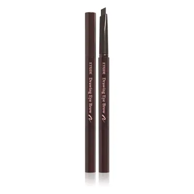 ETUDE Drawing Eye Brow szemöldök ceruza kefével árnyalat #1 Dark Brown 0,25 g