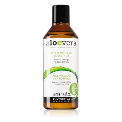 Phytorelax Laboratories Aloe Vera tisztító és lemosó micellás víz aloe verával 250 ml