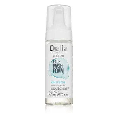 Delia Cosmetics Clean Skin arctisztító hab hidratáló hatással 150 ml