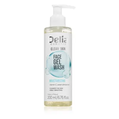 Delia Cosmetics Clean Skin hidratáló tisztító gél az arcra 200 ml