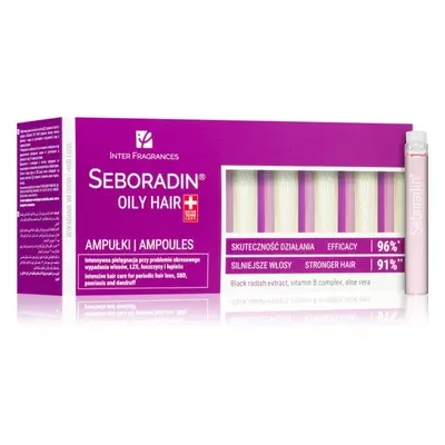 Seboradin Oily Hair ampulla korpásodás és hajhullás ellen 14x5,5 ml