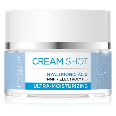 Eveline Cosmetics Cream Shot Hyaluronic Acid intenzíven hidratáló krém Száraz, nagyon száraz bőr