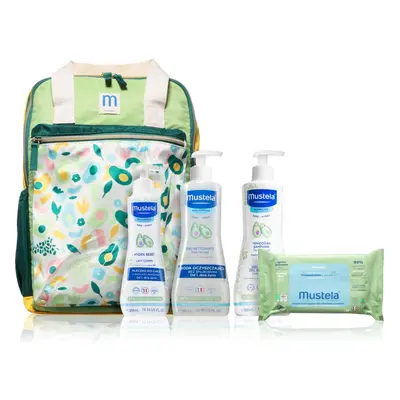 Mustela Bébé Backpack Set ajándékszett (gyermekeknek születéstől kezdődően)