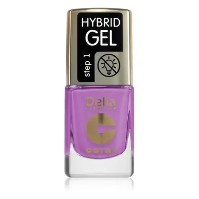 Delia Cosmetics Coral Hybrid Gel géles körömlakk UV/LED lámpa használata nélkül árnyalat 118 11 