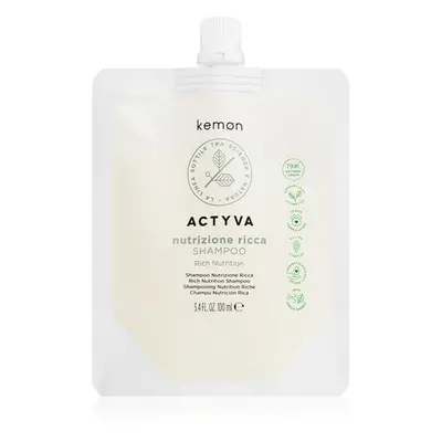 Kemon Actyva Nutrizone Ricca tápláló sampon hajra 100 ml