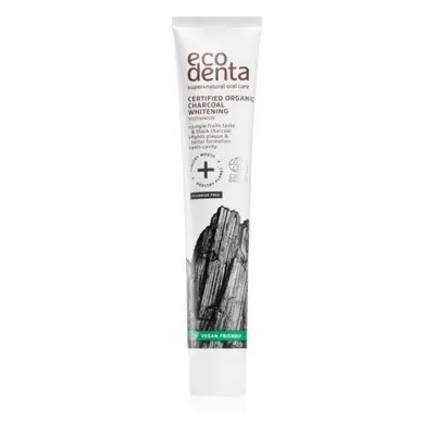 Ecodenta Certified Organic Charcoal whitening fehérítő fogkrém aktív szénnel 75 ml