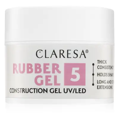 Claresa Rubber Gel Construction Gel UV/LED körömhosszabító gél lakk árnyalat 05 12 g