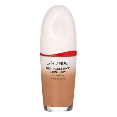 Shiseido Revitalessence Skin Glow Foundation könnyű alapozó világosító hatással SPF 30 árnyalat 