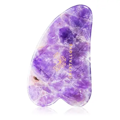 Crystallove Amethyst Gua Sha masszázs szegédeszköz 1 db