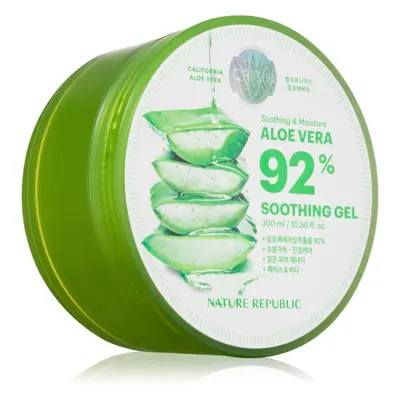 NATURE REPUBLIC Soothing & Moisture Aloe Vera 92% Soothing Gel nyugtató hidratáló gél az érzéken